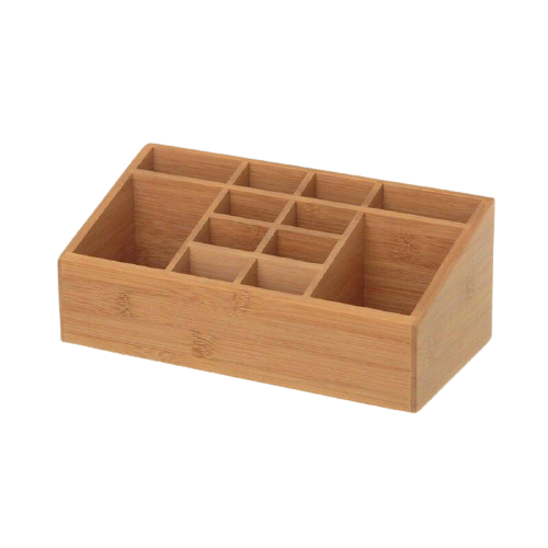 Hộp đựng đồ dùng để bàn bằng gỗ