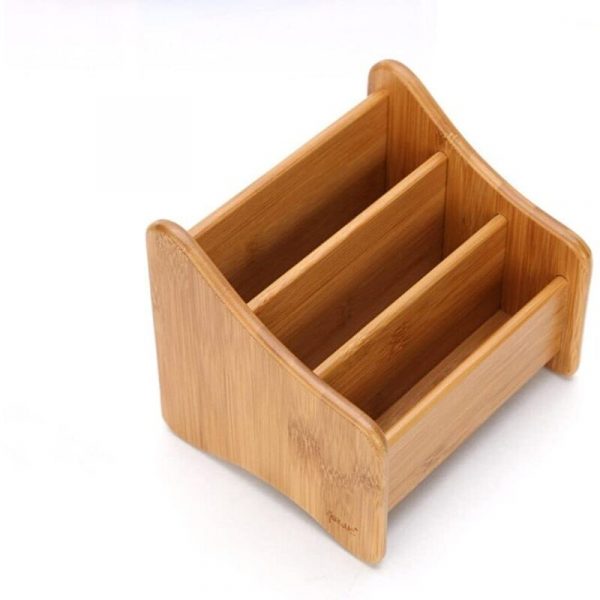 Hộp đựng đồ dùng để bàn vân gỗ