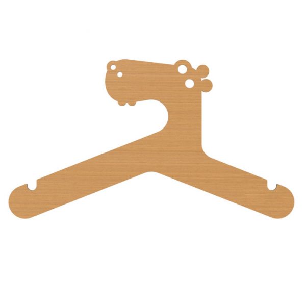 Móc treo quần áo trẻ em gỗ