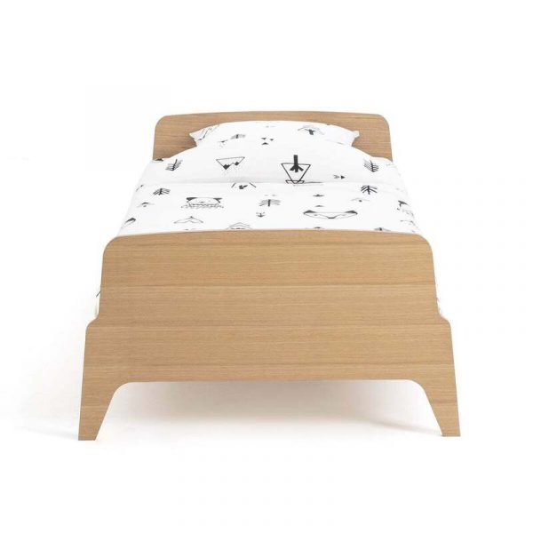 Giường trẻ em giá rẻ nhìn dọc.