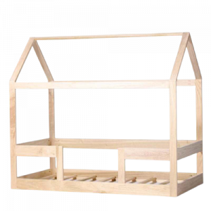 Giường cho bé sơ sinh khung gỗ.