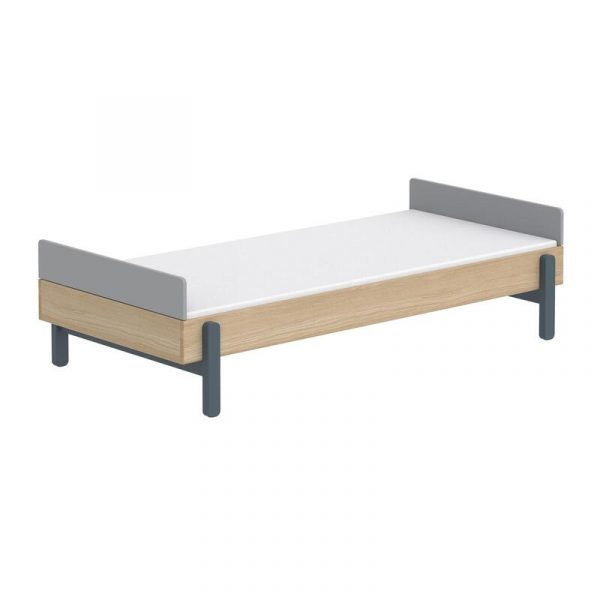 Giường tầng trẻ em thông minh màu xanh lam.