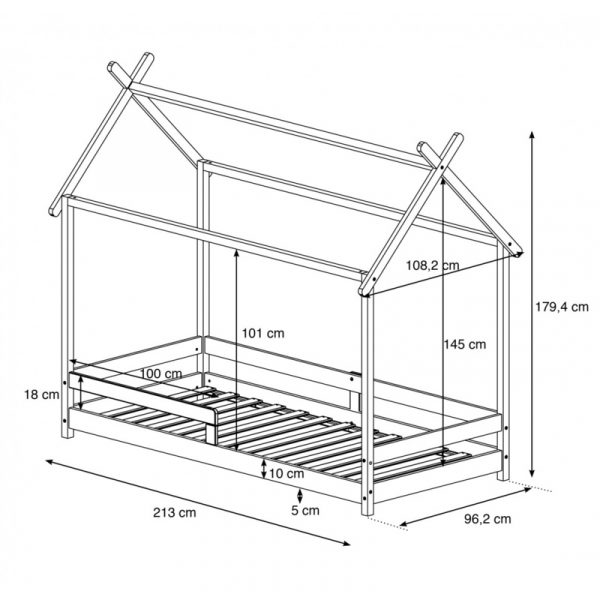 Giường nôi cũi em bé thông số.