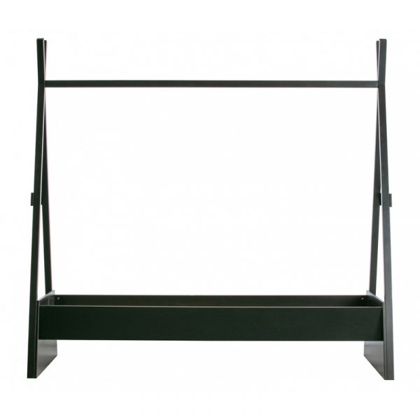 Giường đơn cho bé gái khung gỗ.